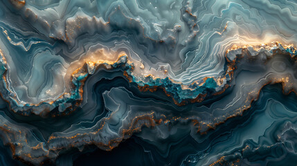 Fototapeta premium astarte.ai: Ethereal Waves of Light and Depth