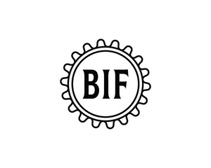 BIF logo design vector template. BIF