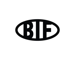 BIF logo design vector template. BIF