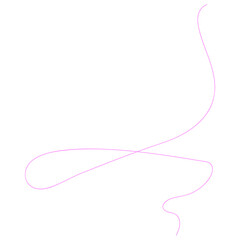 Minimal line png sticker, aesthetic scribble, transparent background