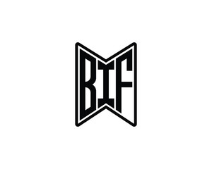 BIF logo design vector template. BIF