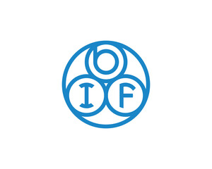 BIF logo design vector template. BIF