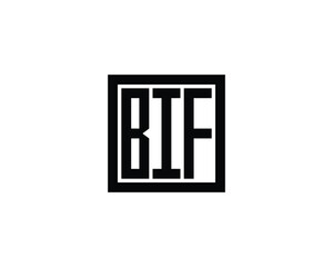 BIF logo design vector template. BIF