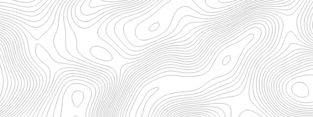 Vector seamless wave stripe topography map pattern. Topography map geography relief. Abstract wavy line curve striped cartography grid diagram. Abstract sea map geographic contour map and topographic.