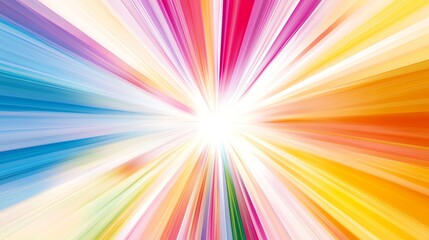 Obraz premium Abstract background with colorful rays of light.