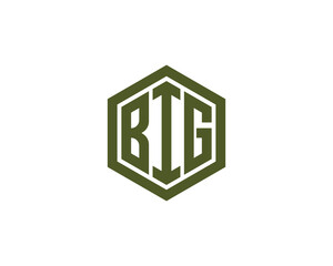 BIG logo design vector template. BIG