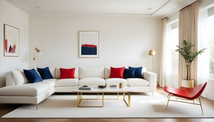 Photo interior modern design room 3d illustration