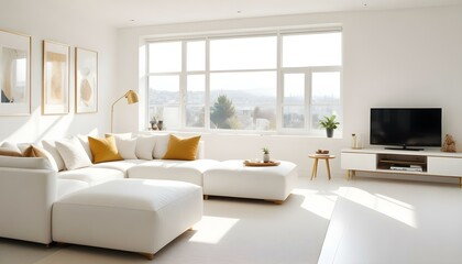 Photo interior modern design room 3d illustration