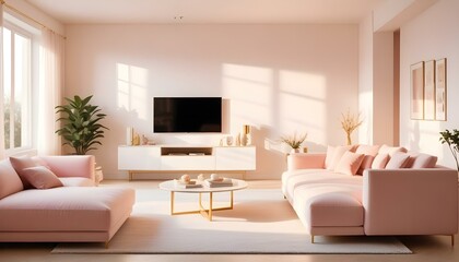 Photo interior modern design room 3d illustration