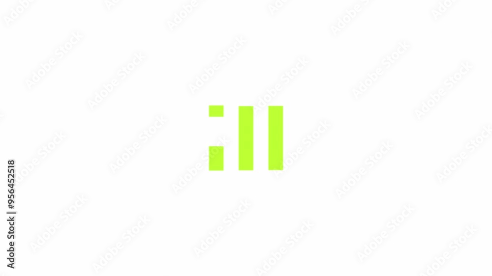 Poster sliding down vertical bars loading animation. app data download animated element 2d abstract 4k vide