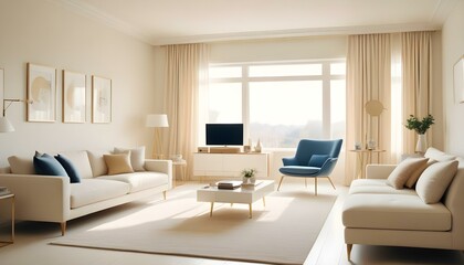 Photo interior modern design room 3d illustration