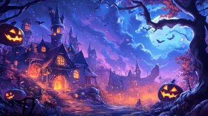 Halloween theme, background.