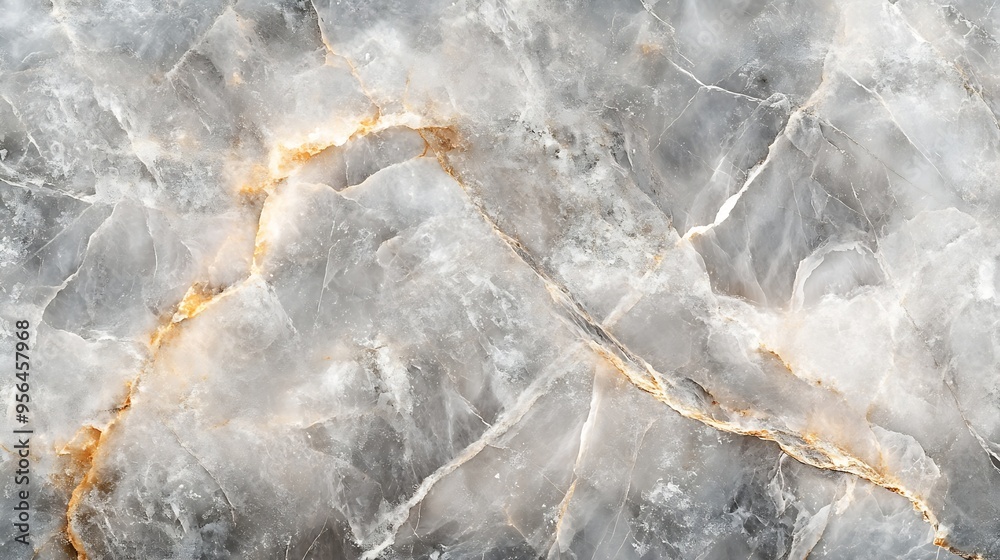 Aufkleber Light grey marble texture background with high resolution counter top view of natural tiles stone in seamless glitter pattern and luxurious : Generative AI