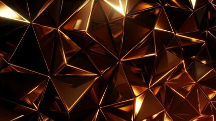 Abstract Gold Geometric Pattern Background