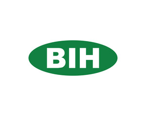 BIH logo design vector template. BIH