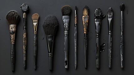 Chalk and charcoal brush set for Photoshop, 