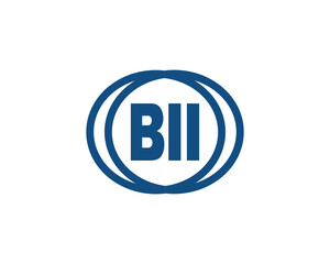 Obraz premium BII logo design vector template. BII