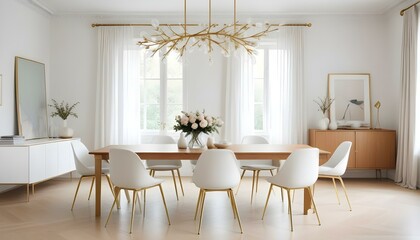 Fototapeta premium Photo interior modern design room 3d illustration