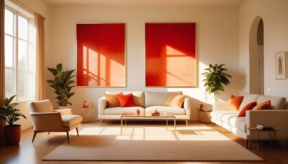 Photo interior modern design room 3d illustration