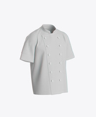 Men's Chef's Jacket Mockup. 3D Model