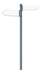 Png street direction sign sticker, transparent background