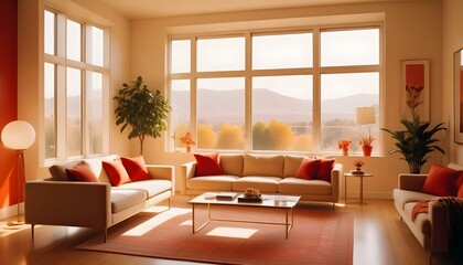 Photo interior modern design room 3d illustration