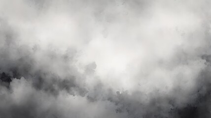 Fototapeta premium Abstract smoky background texture of a gray gradient color from dark to light, gray textured wall backdrop 