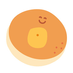 Cute pancake illustration