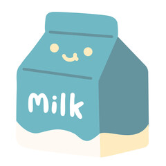 Cute milk illustration