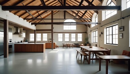 Naklejka premium Photo interior modern design room 3d illustration