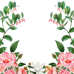 Botanical frame design