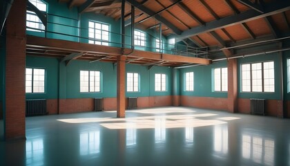 Fototapeta premium Photo interior modern design room 3d illustration