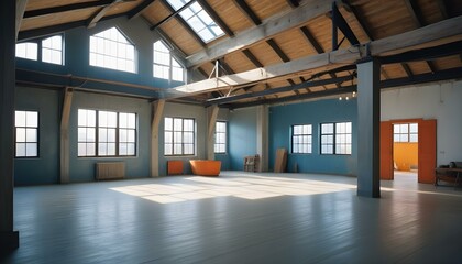 Photo interior modern design room 3d illustration