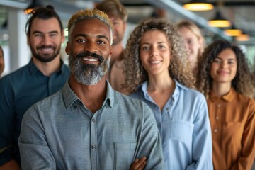 Fototapeta premium Promoting Inclusive Leadership and Staff Equality in Business