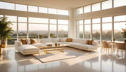 Photo interior modern design room 3d illustration