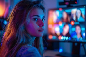 Virtual Business Meeting or Webinar via Online Video Conference