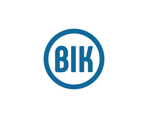 BIK logo design vector template. BIK