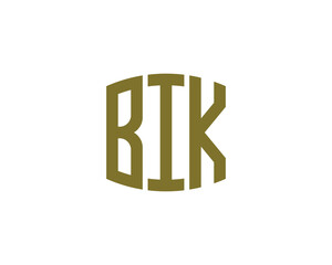 BIK logo design vector template. BIK