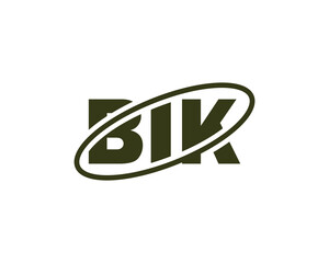 BIK logo design vector template. BIK