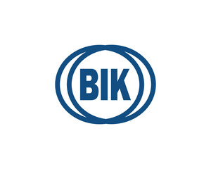 BIK logo design vector template. BIK