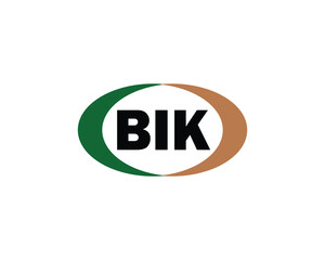 BIK logo design vector template. BIK
