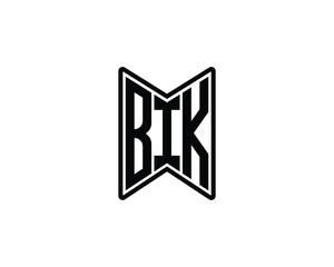 BIK logo design vector template. BIK