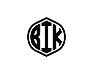 BIK logo design vector template. BIK
