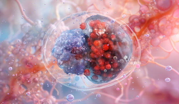 Chlamydia trachomatis bacteria cell. Sexually transmitted pathogen caused by the bacterium Chlamydia trachomatis. Human reproductive health, infection: pelvic inflammatory disease, infertility. 3D