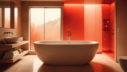 Photo interior modern design room 3d illustration