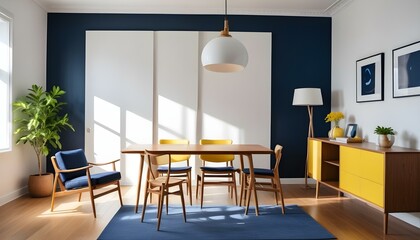 Fototapeta premium Photo interior modern design room 3d illustration