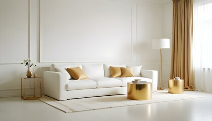 Photo interior modern design room 3d illustration