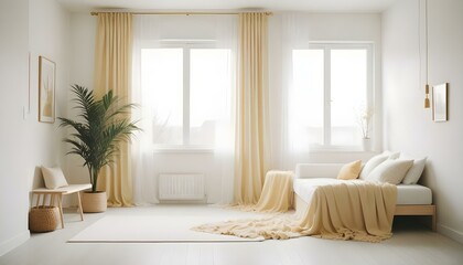 Photo interior modern design room 3d illustration