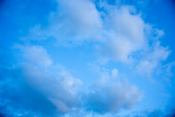 blue sky with clouds