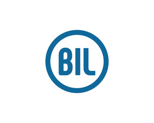 BIL logo design vector template. BIL